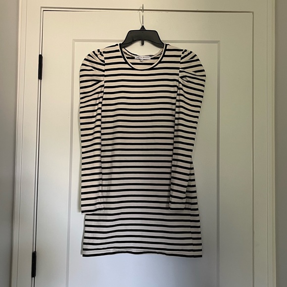 Rebecca Minkoff | Stripe Talia Mini Dress - Picture 2 of 4